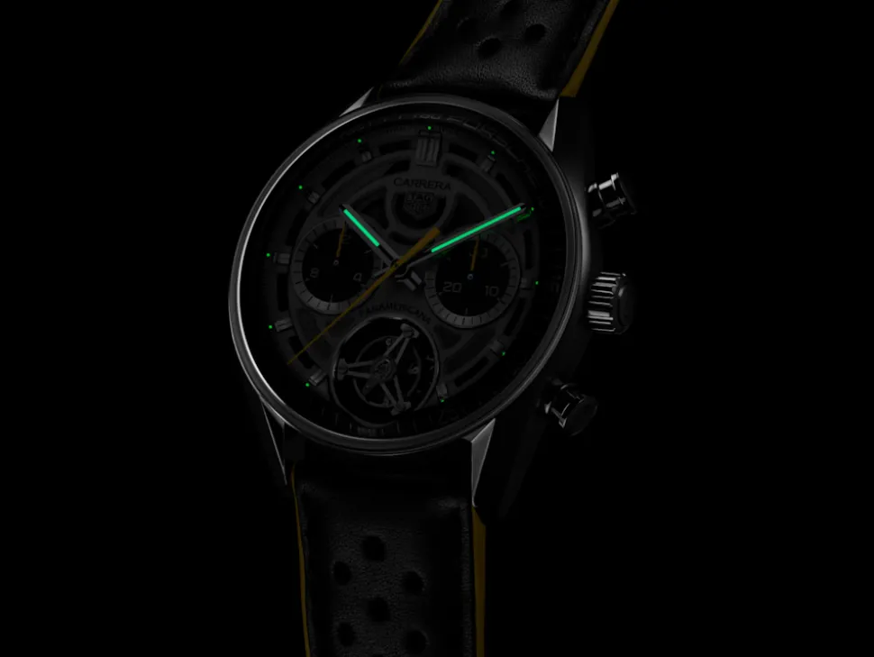 Cheap TAG Heuer Carrera Chronograph Tourbillon x Porsche Panamericana