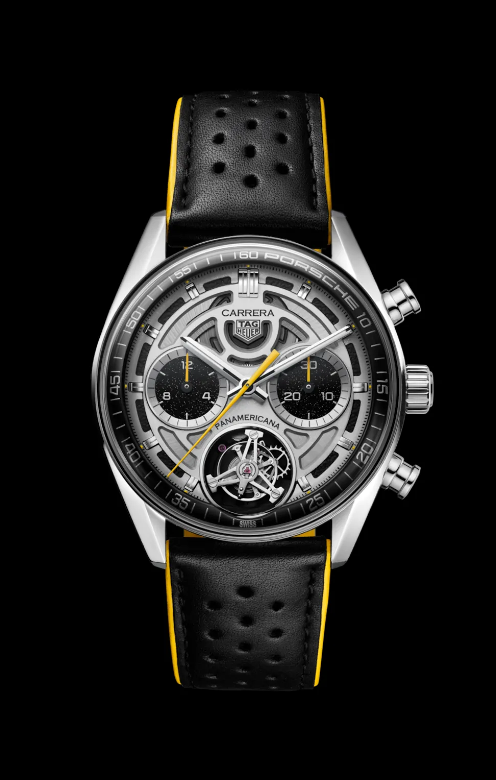 Cheap TAG Heuer Carrera Chronograph Tourbillon x Porsche Panamericana