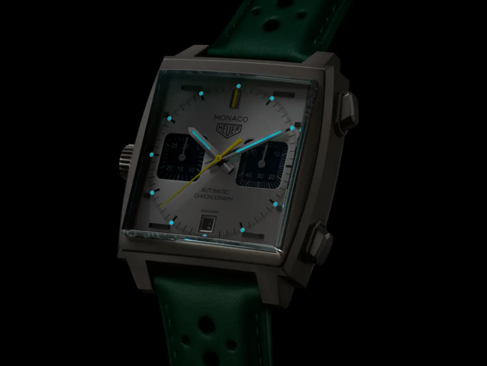 Shop TAG Heuer Monaco Chronograph Racing Green